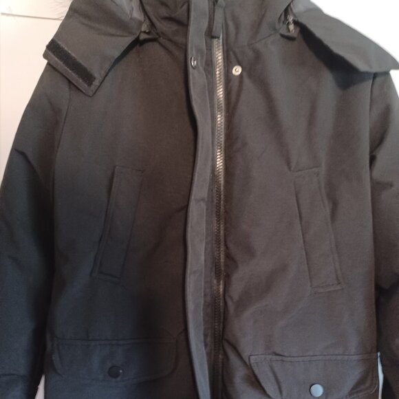 Wantdo Womens Black Long Sleeve Full Zip Removable Hooded Jacket Medium - Picture 4 of 10